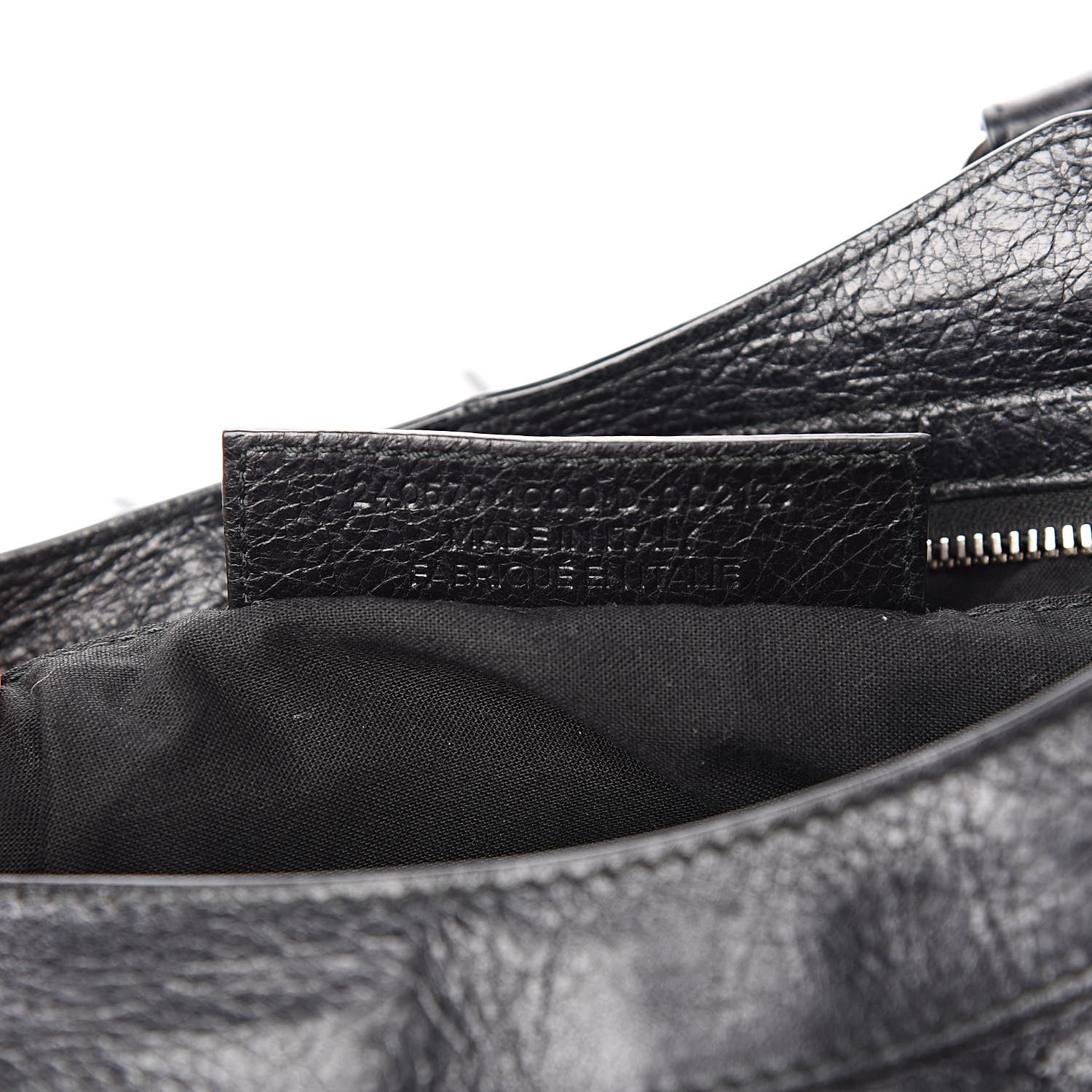 Balenciaga Agneau Classic Silver Hardware Town Black 7 of 16