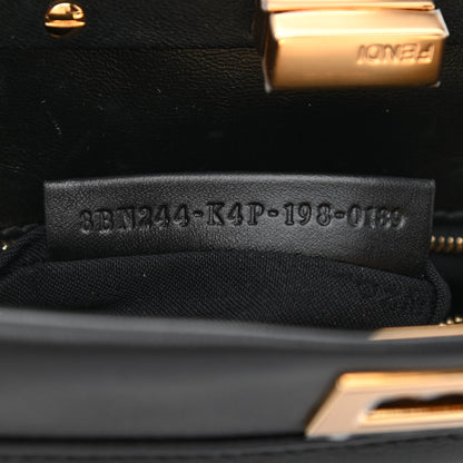 Fendi Nappa Mini Peekaboo Iconic Satchel Black 7 of 10