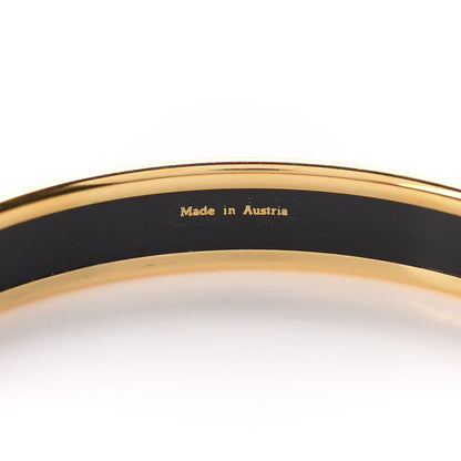Hermes Enamel Printed Narrow Bracelet 70 5 of 6