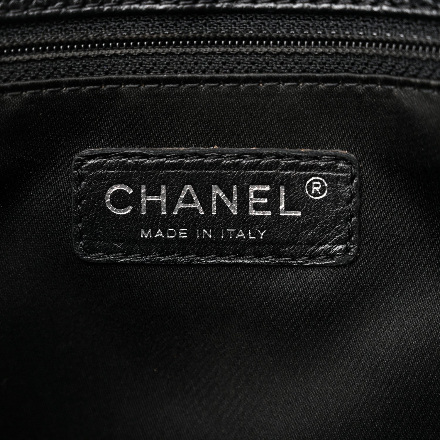 Chanel Caviar Quilted Grand Shopping Tote GST Black 6 of 10