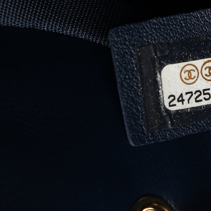 Chanel Calfskin Quilted Large Urban Spirit Backpack Navy 7 of 9