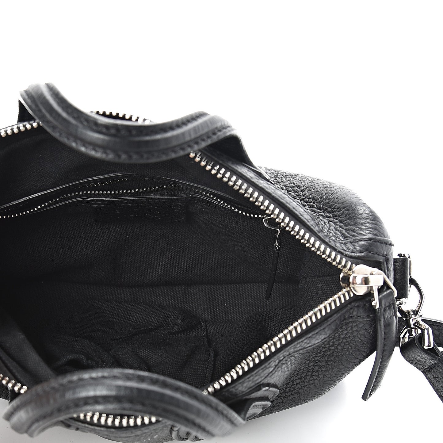 Waxed Calfskin Micro Nightingale Black