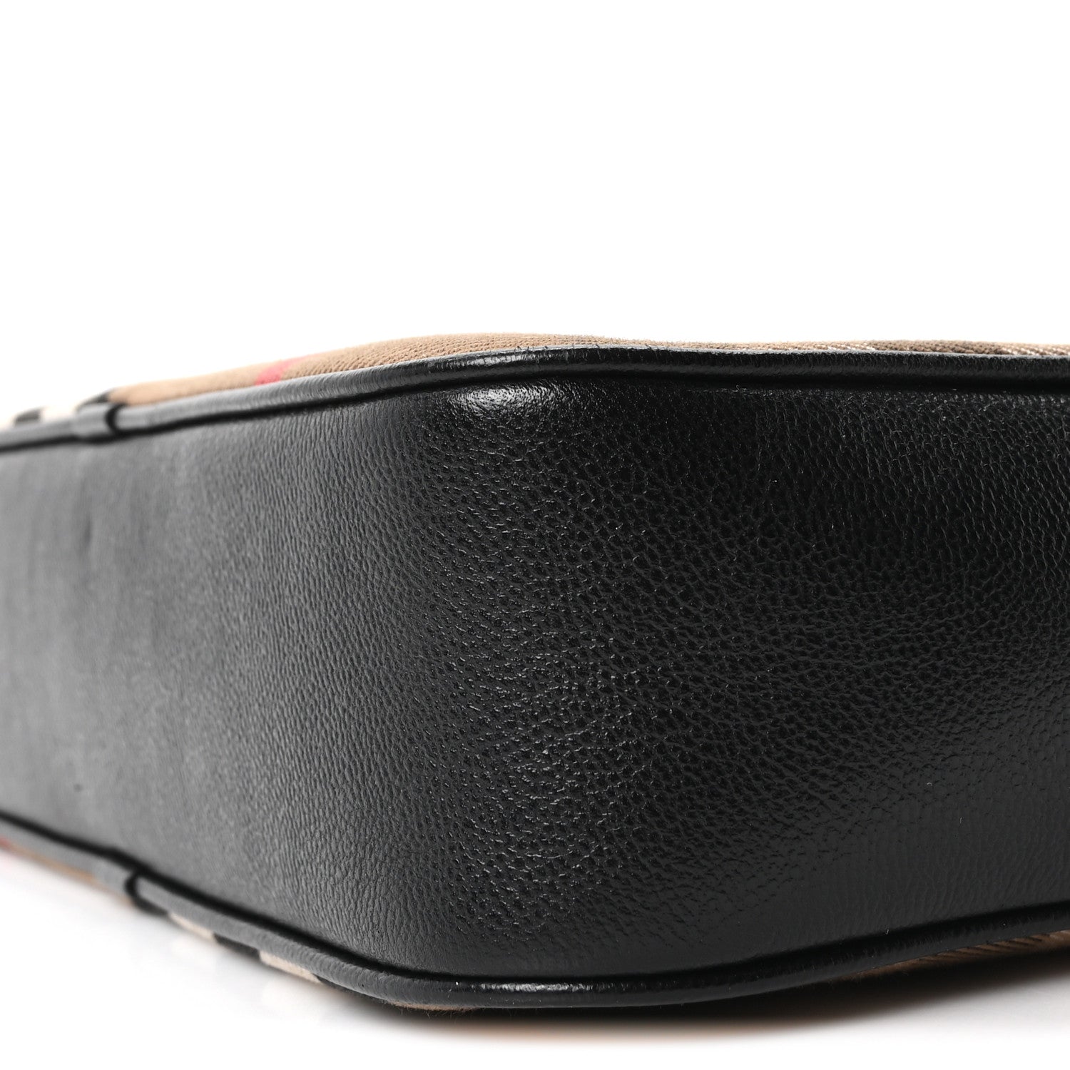 Burberry Giant Check Calfskin Large Camera Bag Black 10 of 10