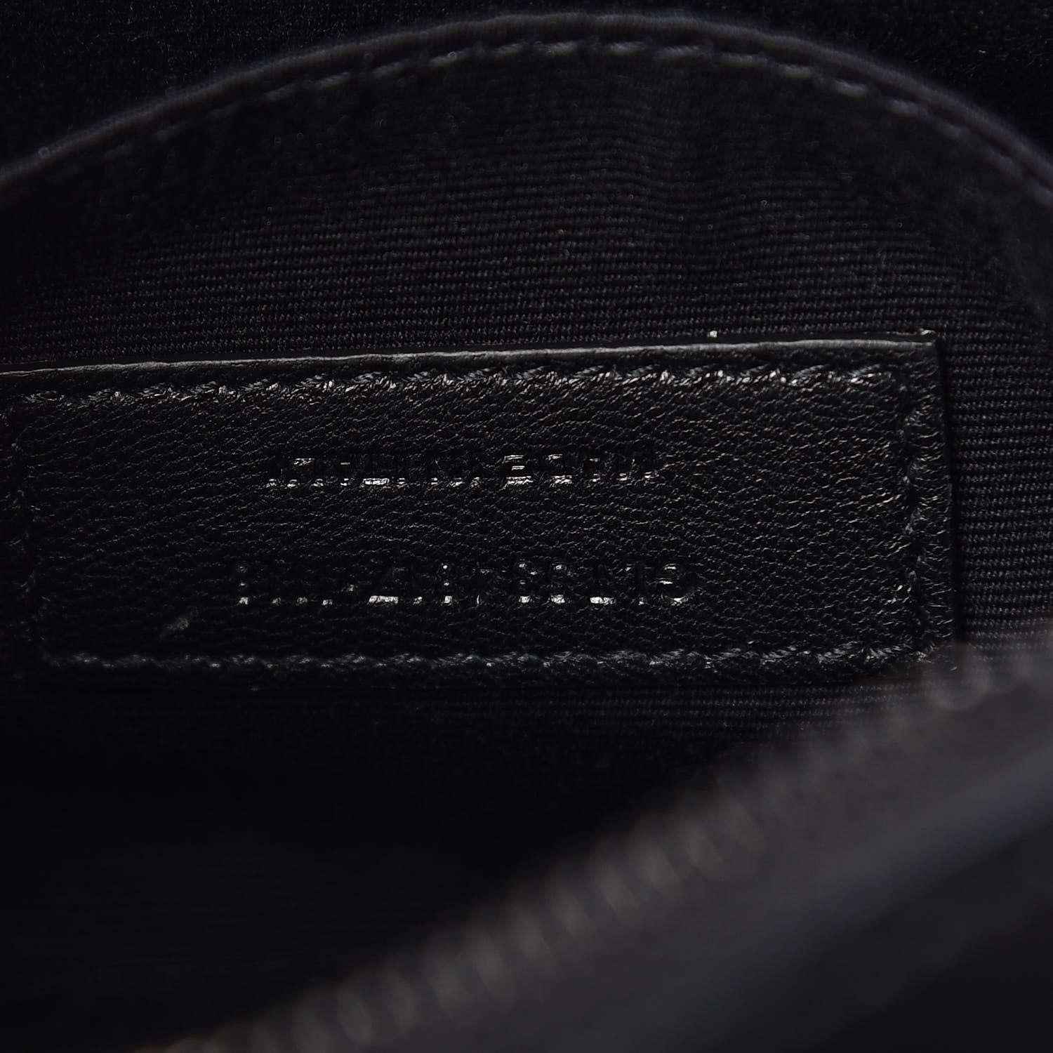 Saint Laurent Calfskin Matelasse Monogram Lou Belt Bag Black 7 of 9