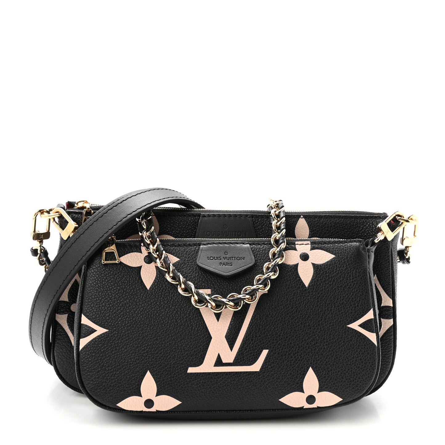 Empreinte Monogram Giant Multi Pochette Accessories Black Beige