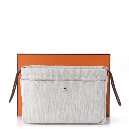 Hermes Canvas Barenia Fourbi 20 PM Pouch Naturel Fauve 12 of 12
