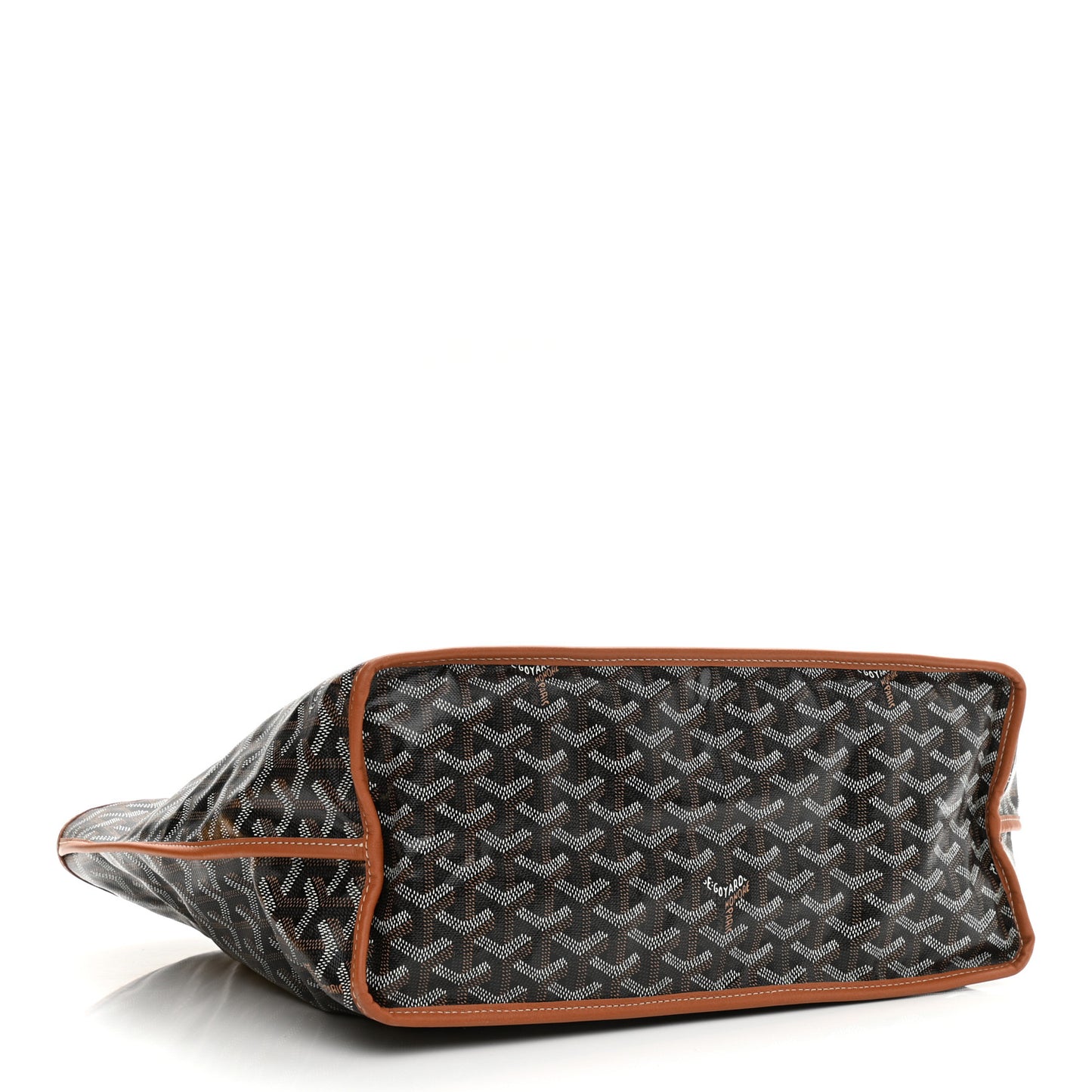 Goyardine Reversible Anjou PM Black Gold