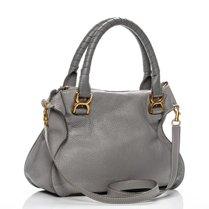 Chloe Calfskin Medium Marcie Satchel Cashmere Grey 3 of 9