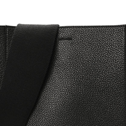 Celine Soft Grained Calfskin Small Sangle Bucket Bag Black 7 of 9