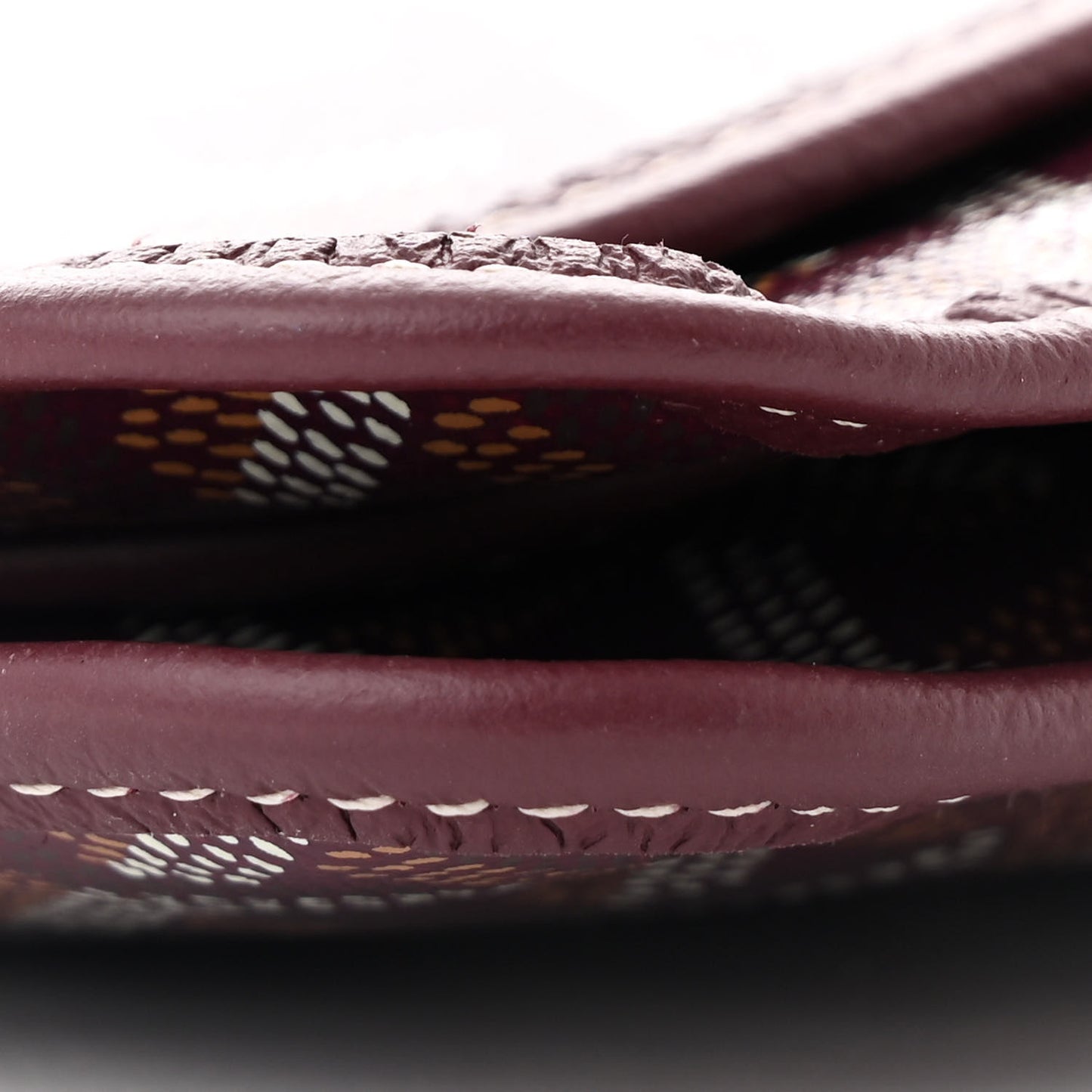 Goyardine Plumet Wallet Clutch Burgundy