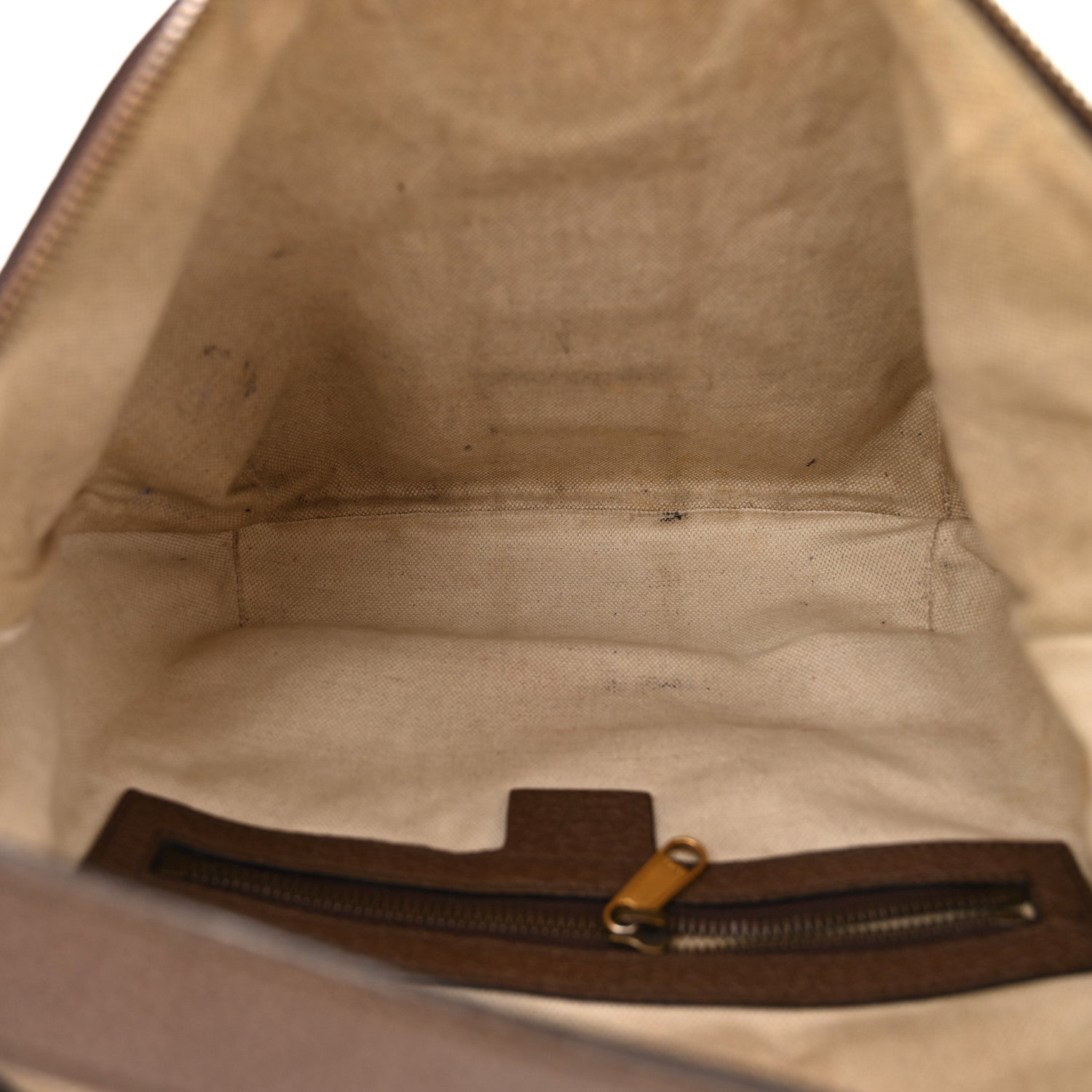 Gucci GG Supreme Monogram Web Small Ophidia Half Moon Hobo Brown 5 of 13