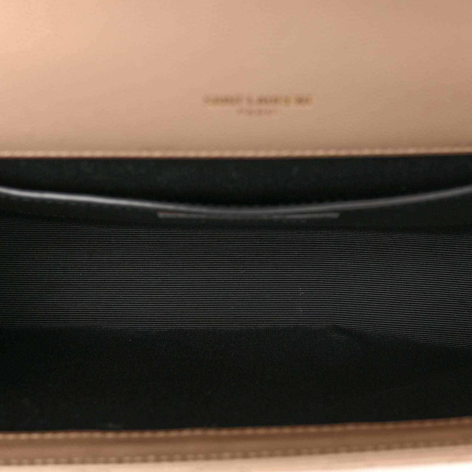Saint Laurent Grain De Poudre Textured Mixed Matelasse Medium Triquilt Monogram Satchel Dark Beige 5 of 9