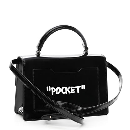 Off-White Calfskin Salary Jitney 1.4 Shoulder Bag Black 3 of 11