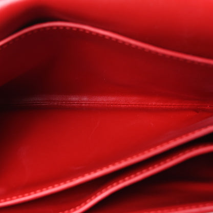 Bottega Veneta Nappa Intrecciato Trio Pouch On Strap Red 5 of 9