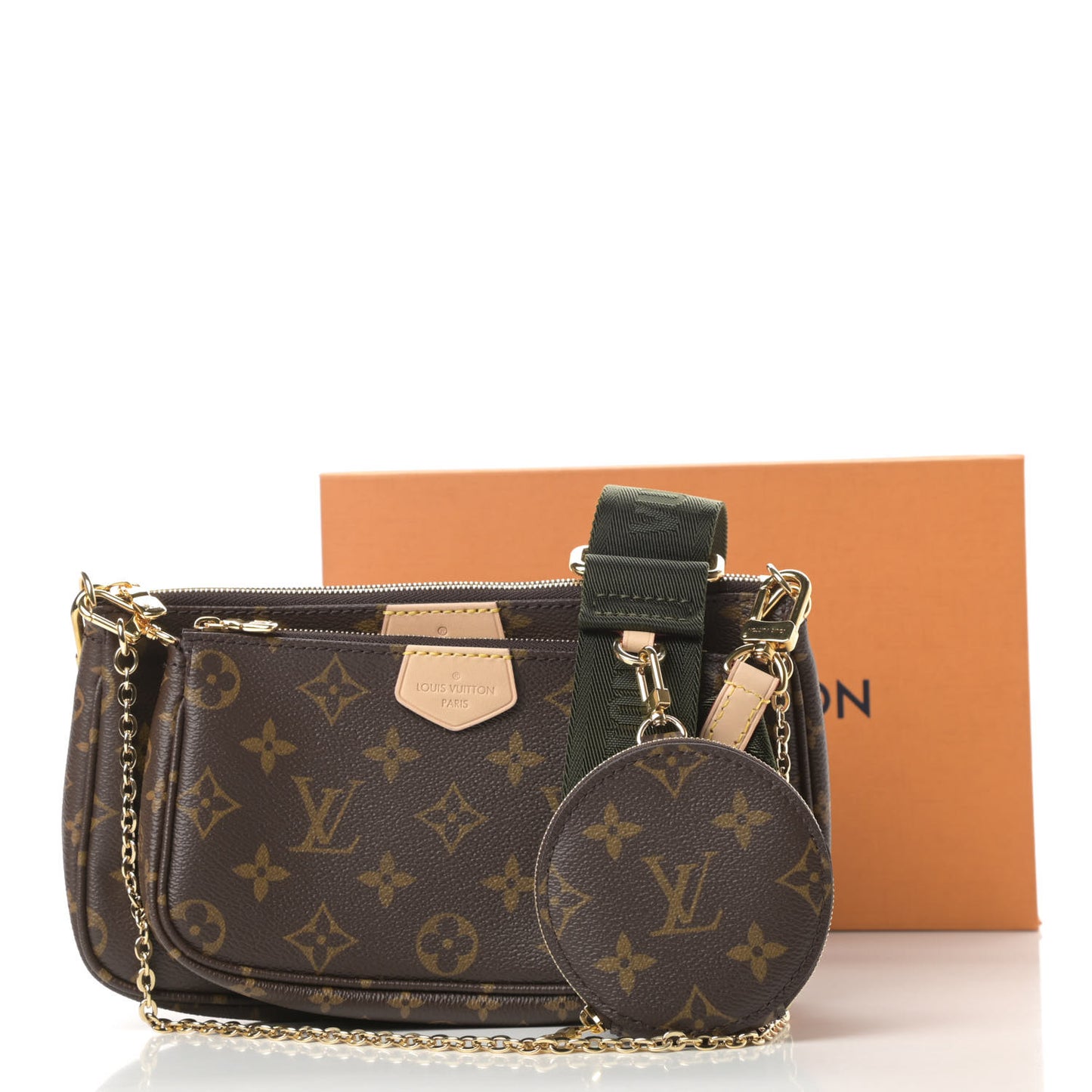 Monogram Multi Pochette Accessories Kaki