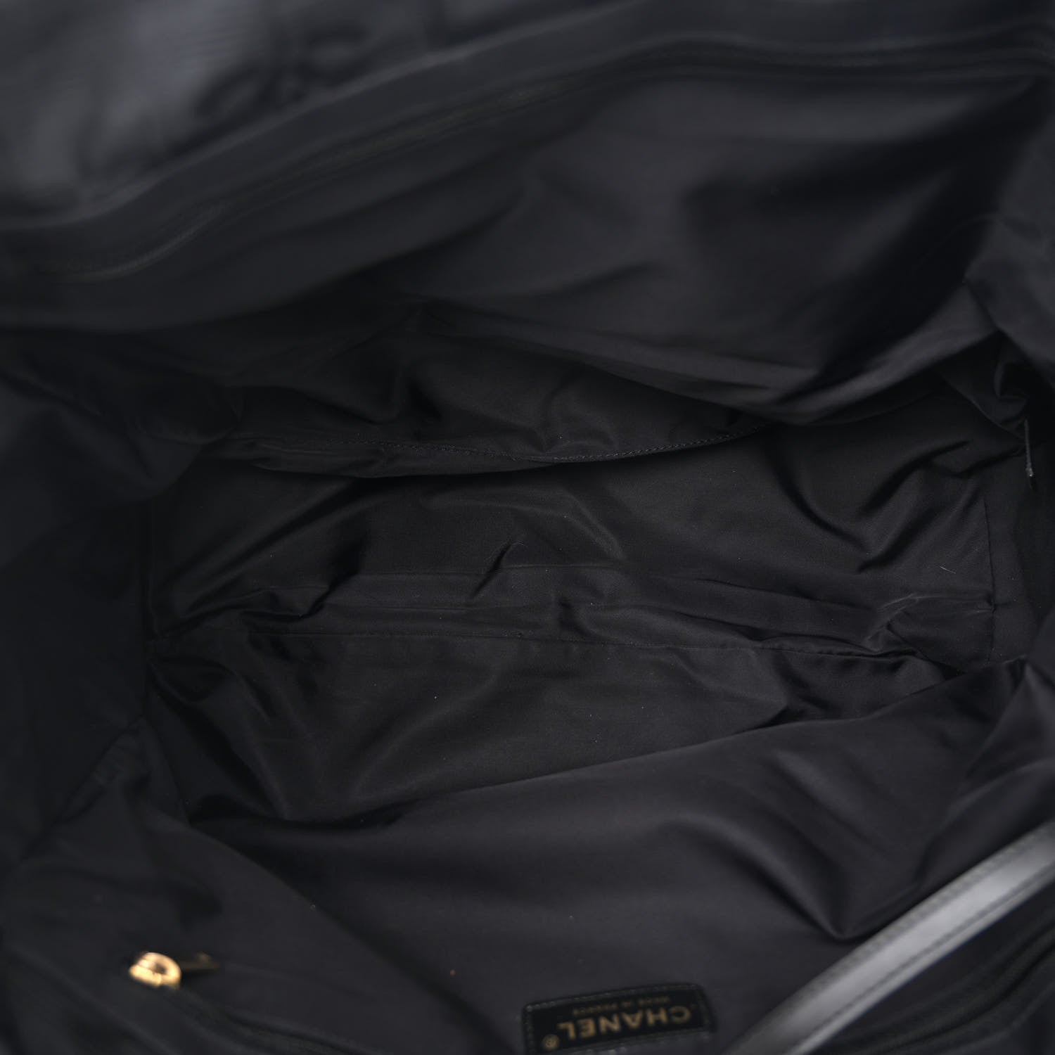 Chanel Nylon Medium Travel Tote Black 5 of 10