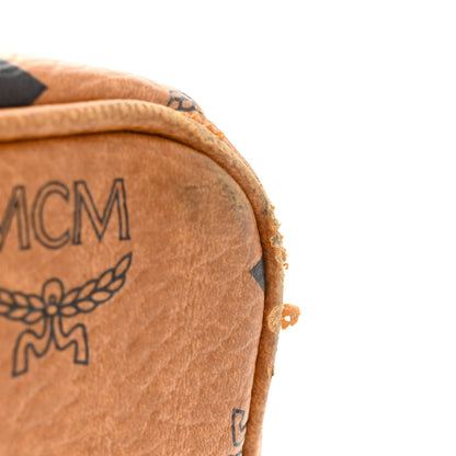 MCM Visetos Studded Medium Stark M Backpack Cognac 12 of 12