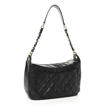 Chanel Caviar Quilted Timeless CC Shoulder Bag Black 3 of 10