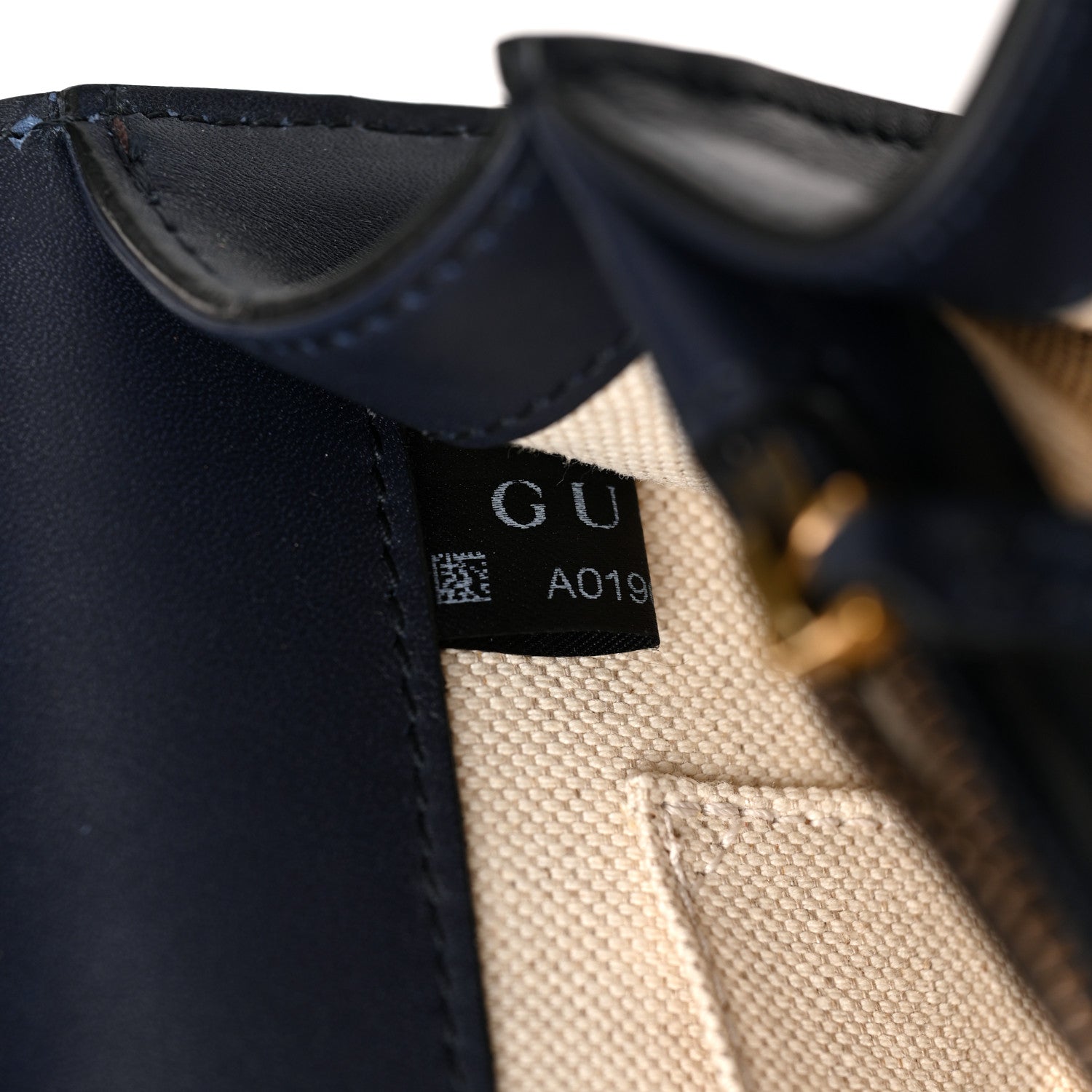 Gucci Calfskin Embroidered Riche Stripe Shoulder Bag Blue Red 8 of 11
