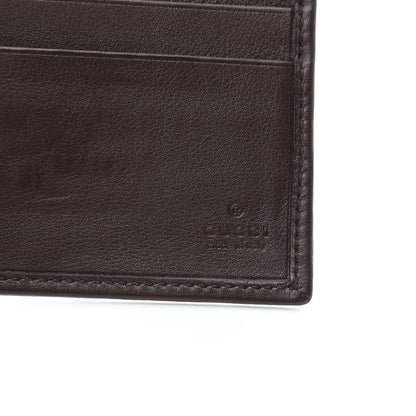 Gucci Guccissima Web Bi-Fold Wallet Dark Brown 6 of 6