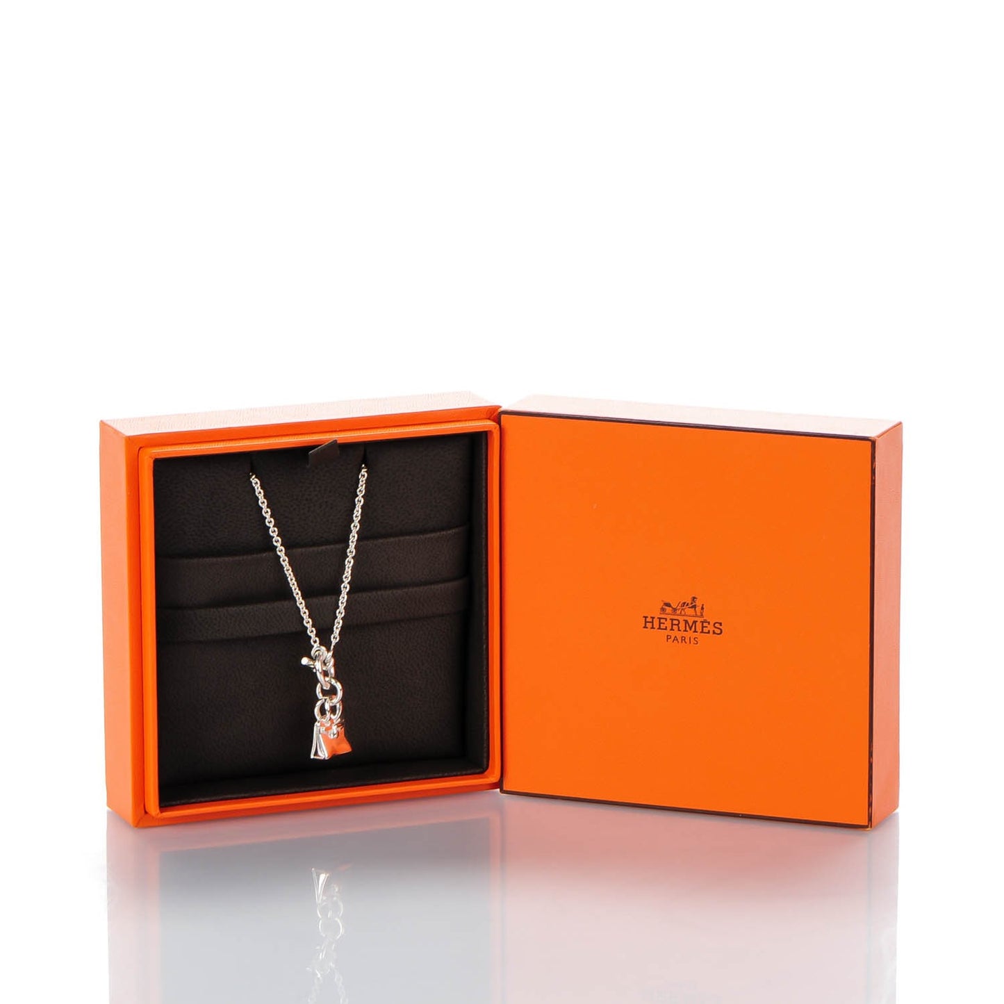 Sterling Silver Birkin Amulette Pendant Necklace
