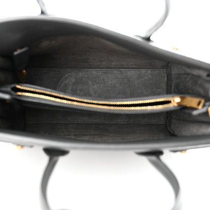 Saint Laurent Grained Calfskin Baby Sac De Jour Souple Storm 5 of 10