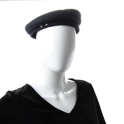 Hermes Wool Beret 57 Blue 2 of 10