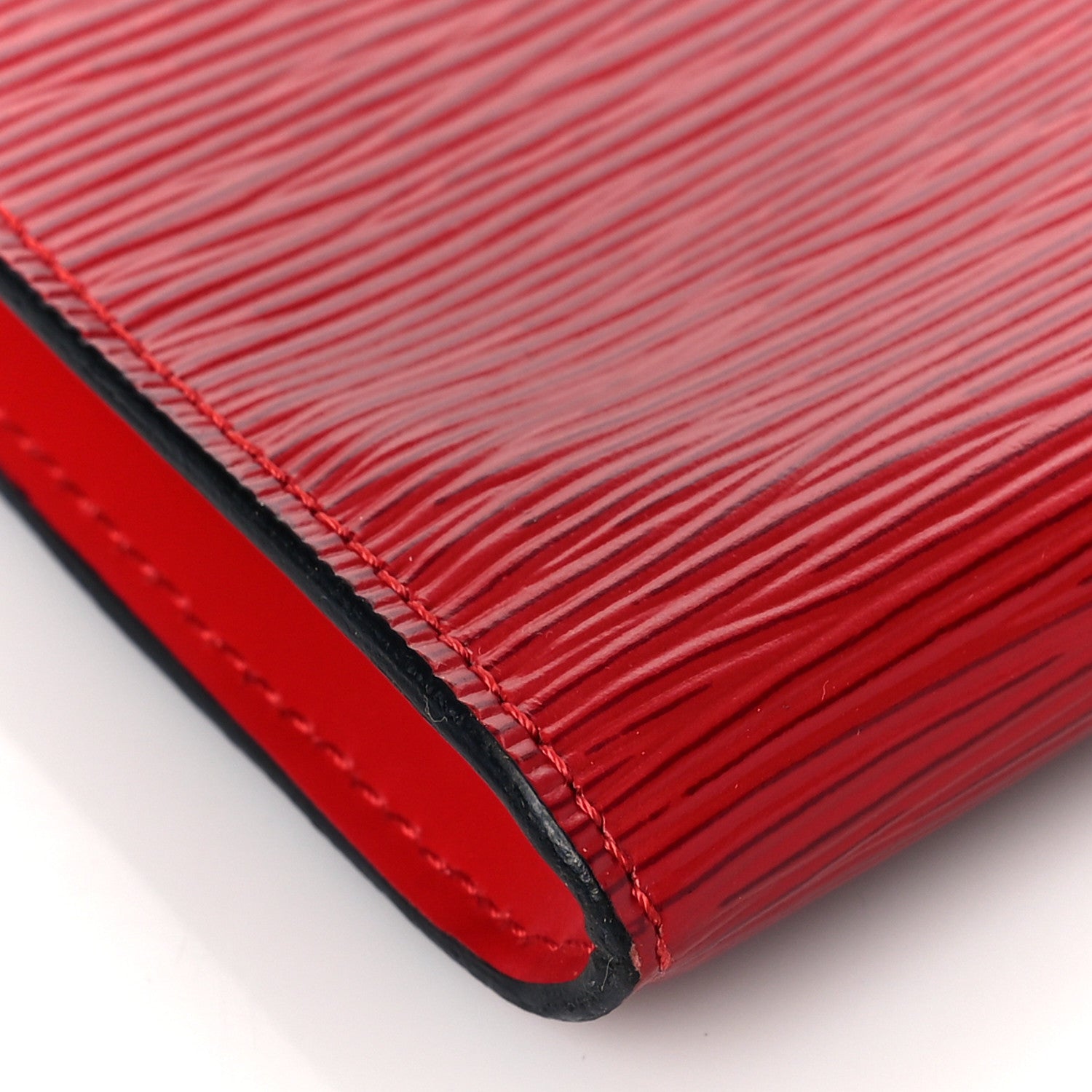 Louis Vuitton Epi Pochette Accessories 24 Castillan Red 6 of 7