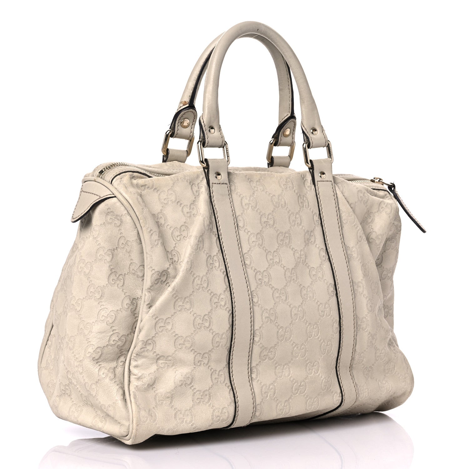 Gucci GG Plus Monogram Medium Joy Boston White 2 of 27
