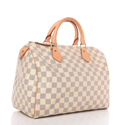 Louis Vuitton Damier Azur Speedy 30 3 of 10