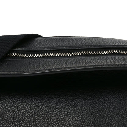 The Row Grained Calfskin Large Slouchy Banana Bag Black 14 of 19