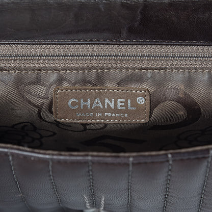 Chanel Lambskin Vertical Quilted Medium Single Flap Brown 6 of 11