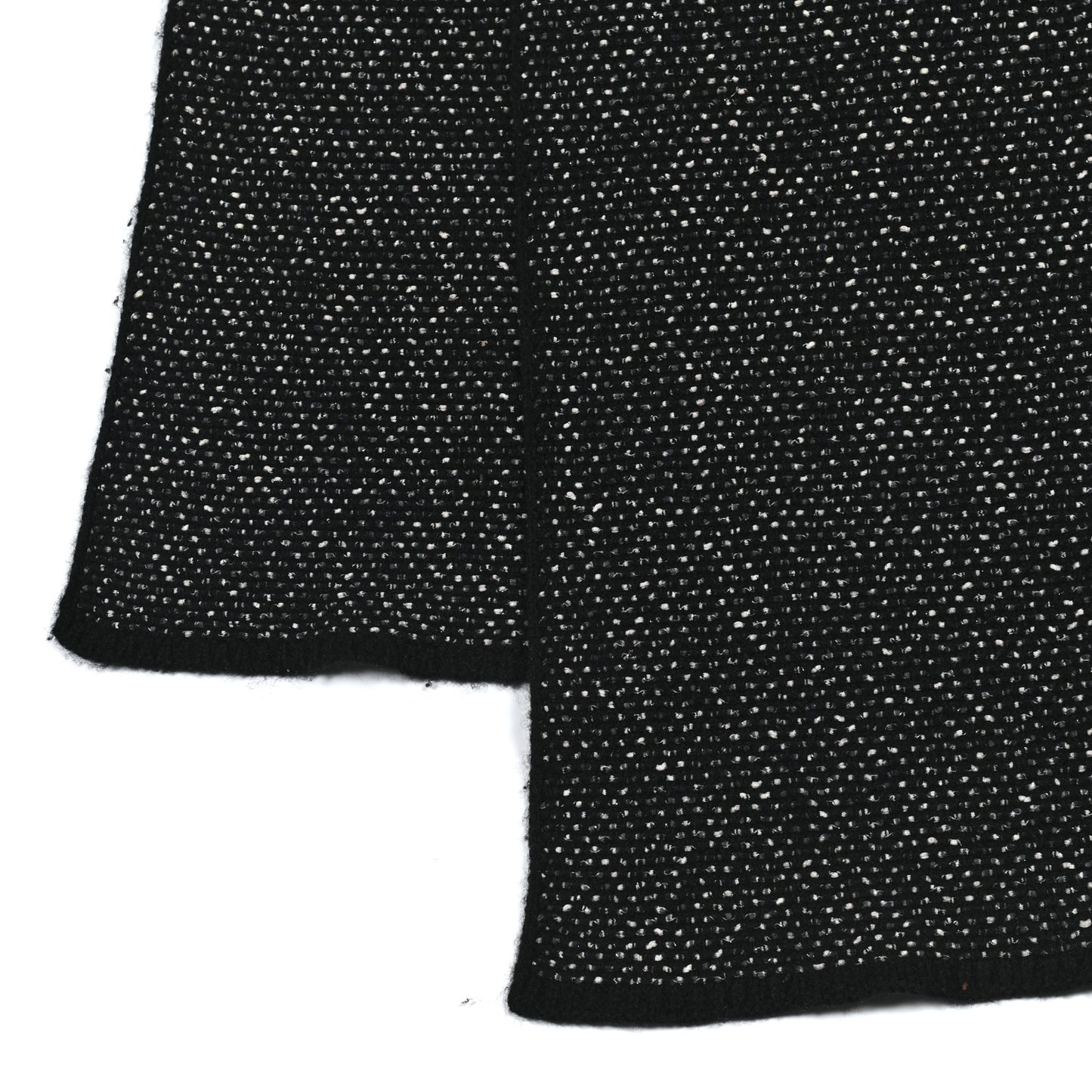 Cotton Cashmere CC Scarf Black