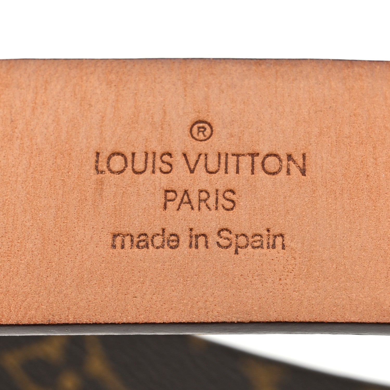 Louis Vuitton Monogram Ceinture Belt Gold Buckle 80 32 5 of 6