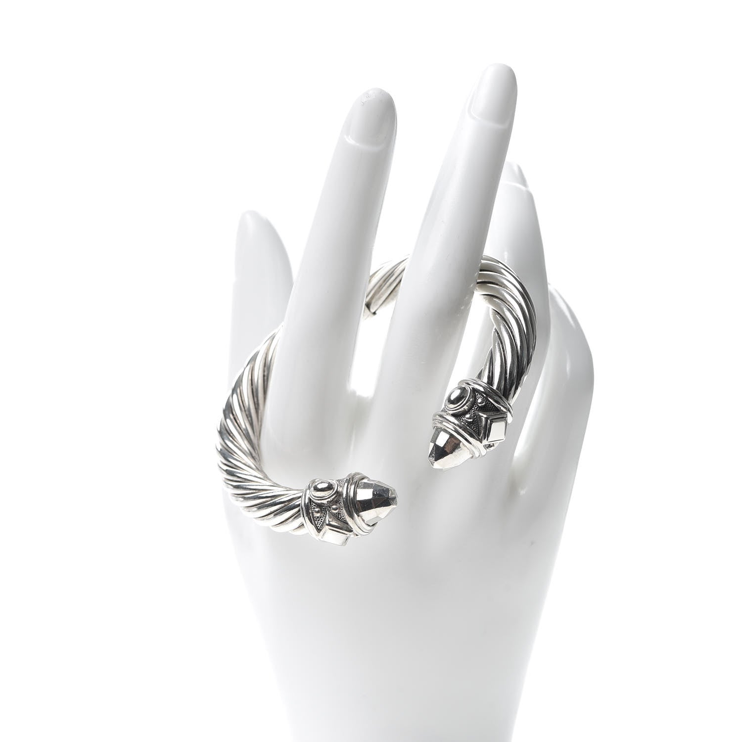 David Yurman Sterling Silver 10mm Renaissance Cable Bracelet 2 of 5
