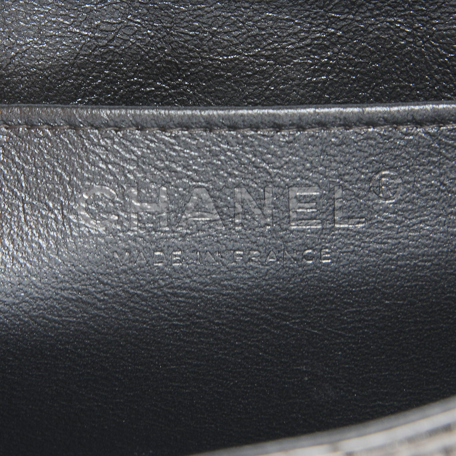 Chanel Metallic Calfskin Quilted Jumbo Single Flap Silver 7 of 8