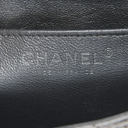 Chanel Metallic Calfskin Quilted Jumbo Single Flap Silver 7 of 8