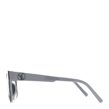 Louis Vuitton Outerspace Square Sunglasses Z1093E Black Grey 3 of 9
