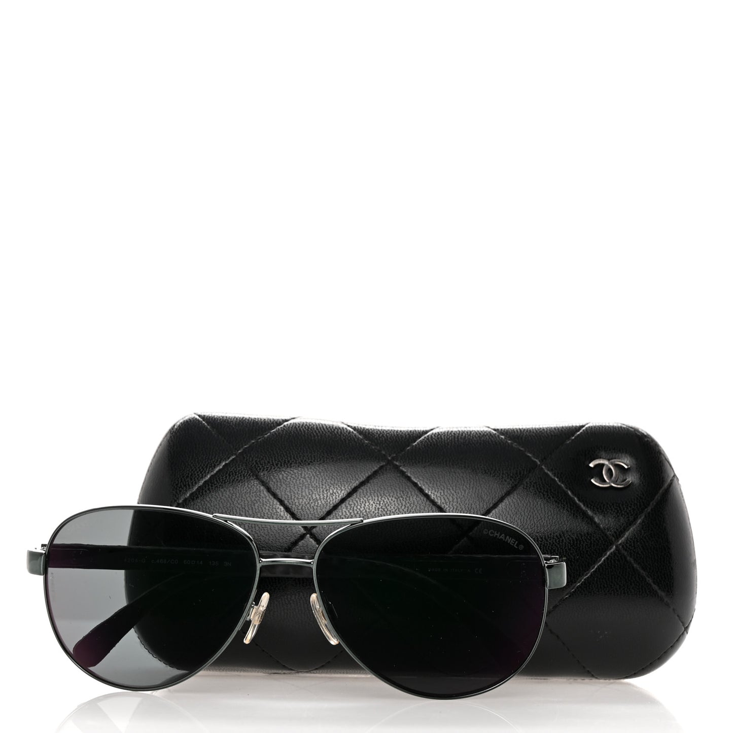Pilot Summer Aviator Sunglasses 4204-Q Black