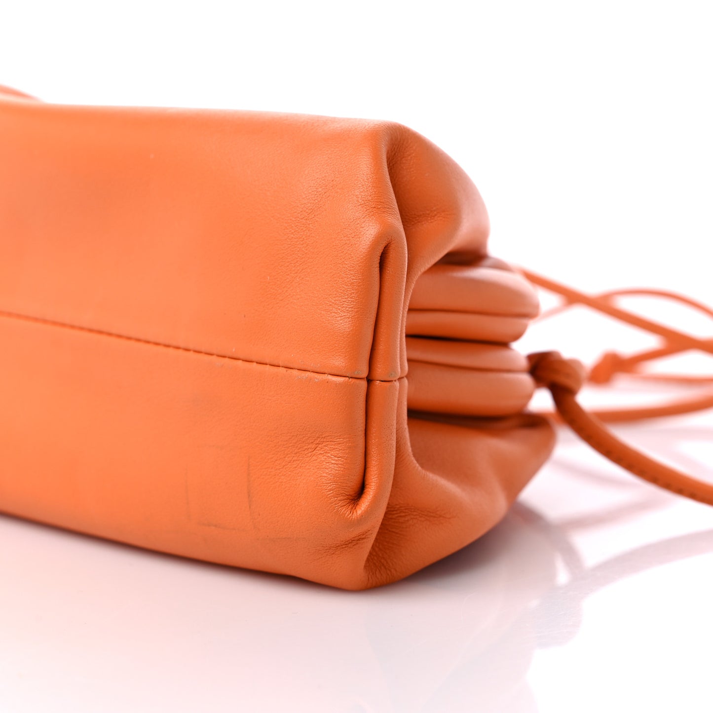 Butter Calfskin The Mini Pouch Light Orange