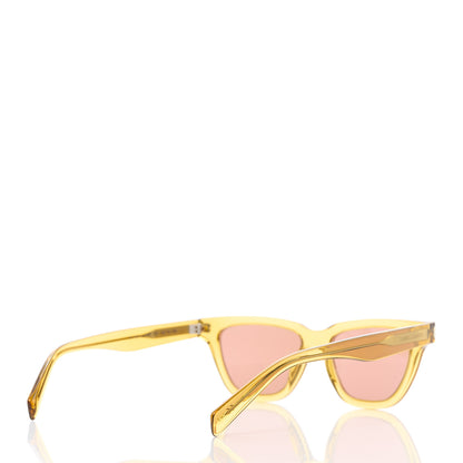 Saint Laurent Transparent Acetate S 462 Sulpice Sunglasses Yellow 4 of 9