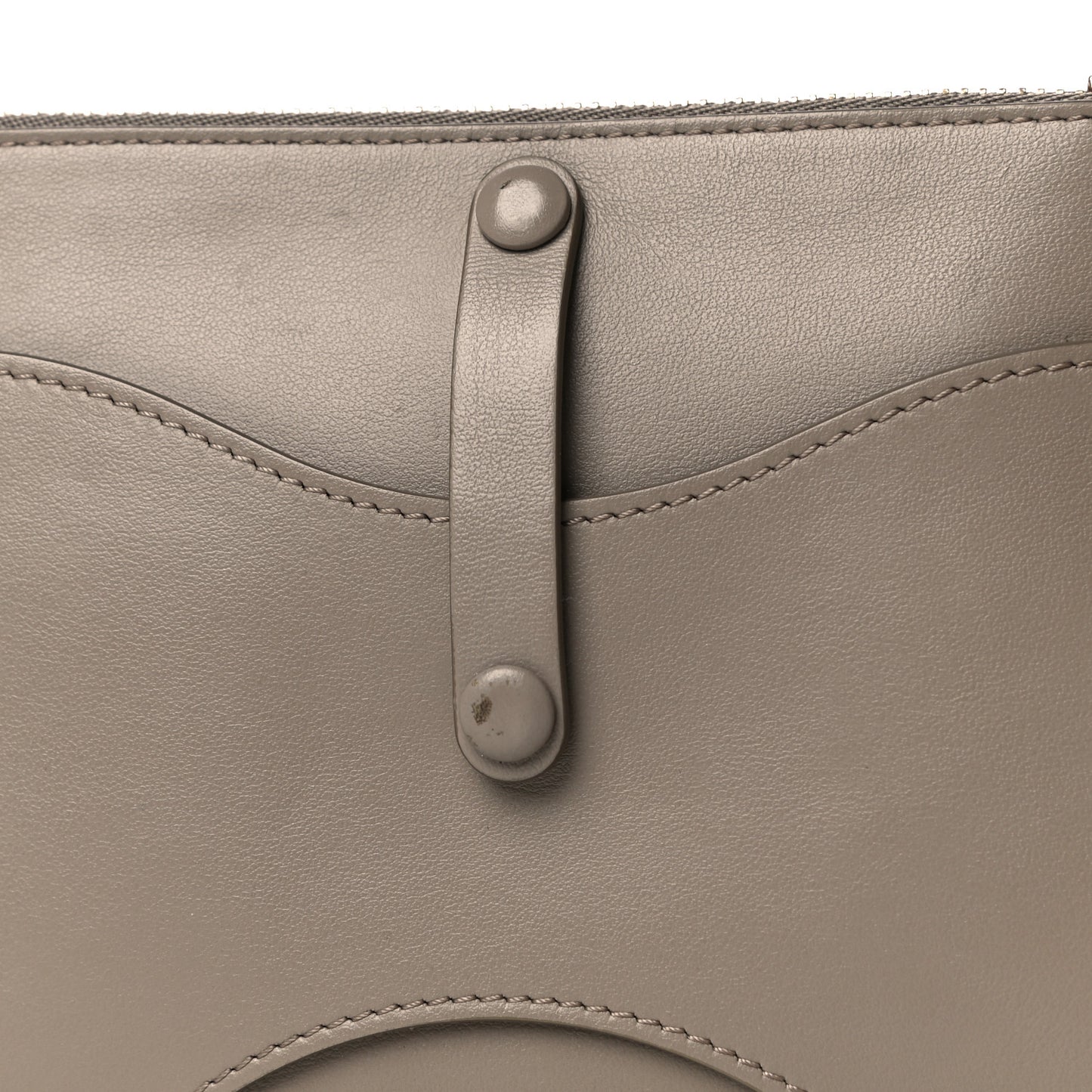 Calfskin Tess Mini Crossbody Bag Motty Grey