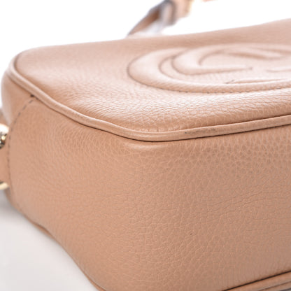 Gucci Pebbled Calfskin Small Soho Disco Bag Camelia 14 of 19