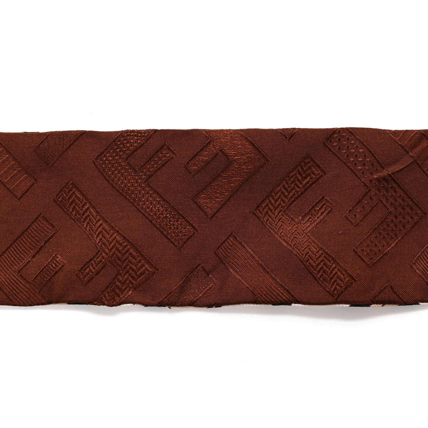 Silk Wrappy Bandeau Beige Brown