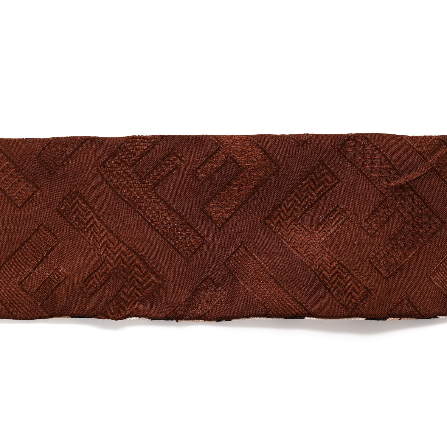 Fendi Silk Wrappy Bandeau Beige Brown 3 of 5