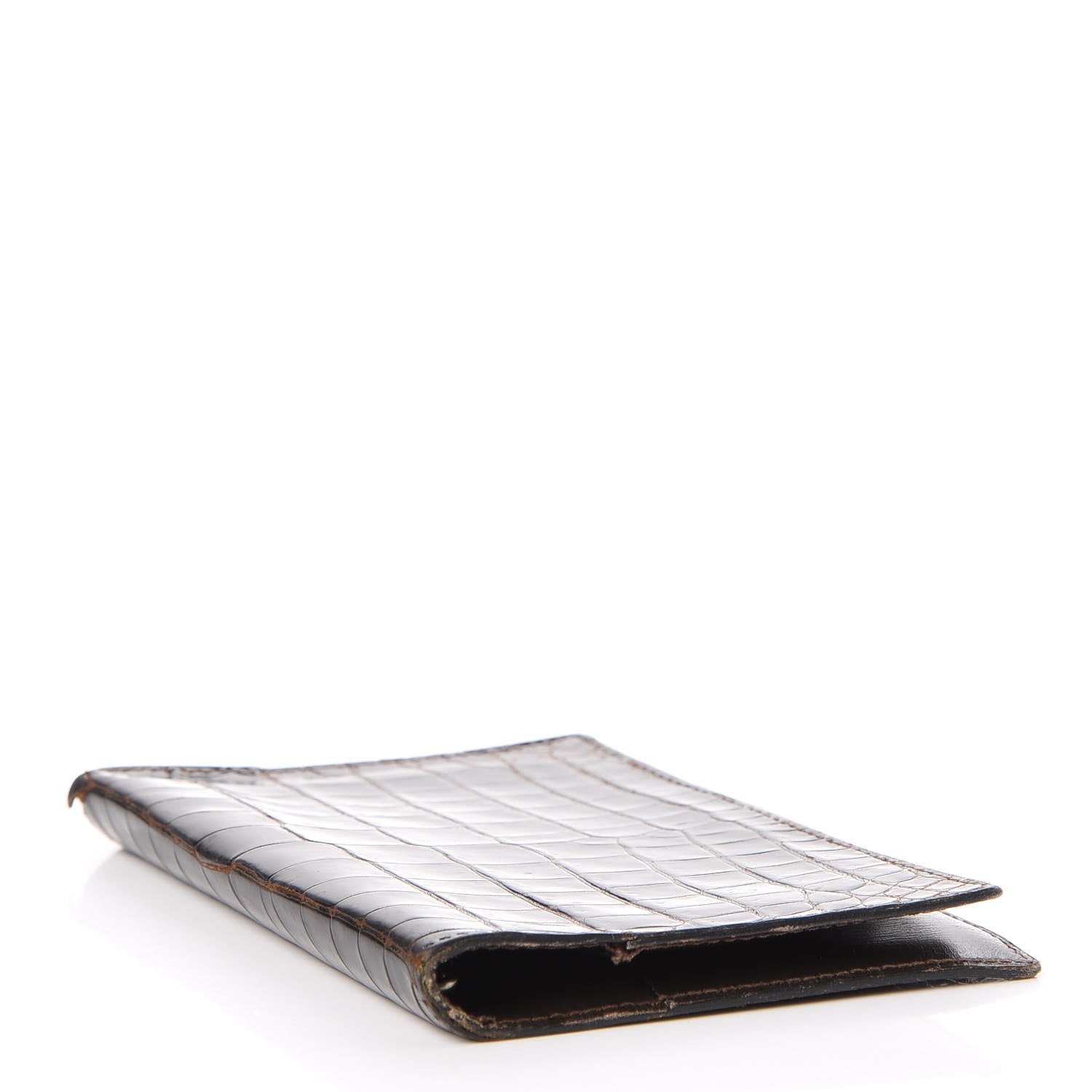 Hermes Shiny Crocodile Agenda Cover Havane 4 of 10