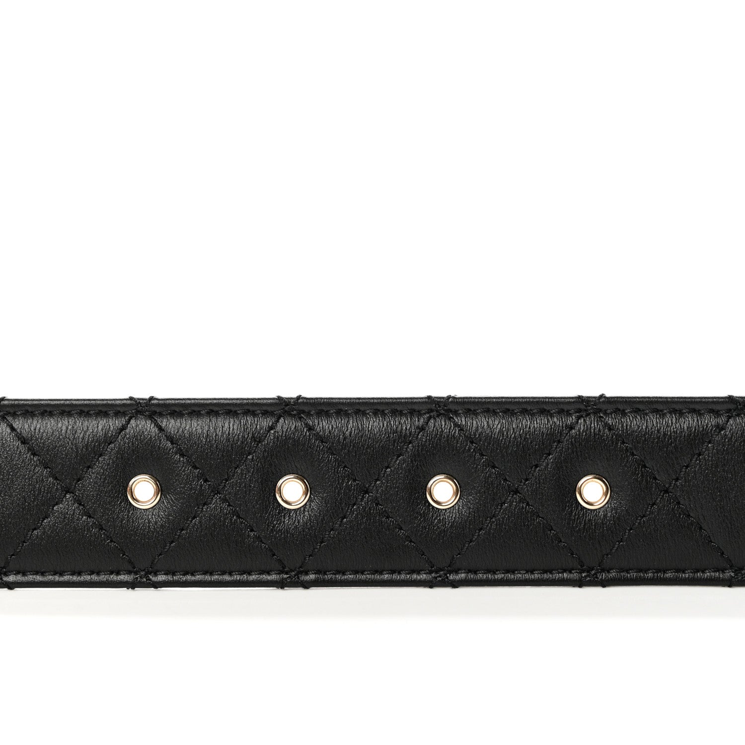 Chanel Calfskin Quilted CC Chain Belt 90 36 Black 6 of 7