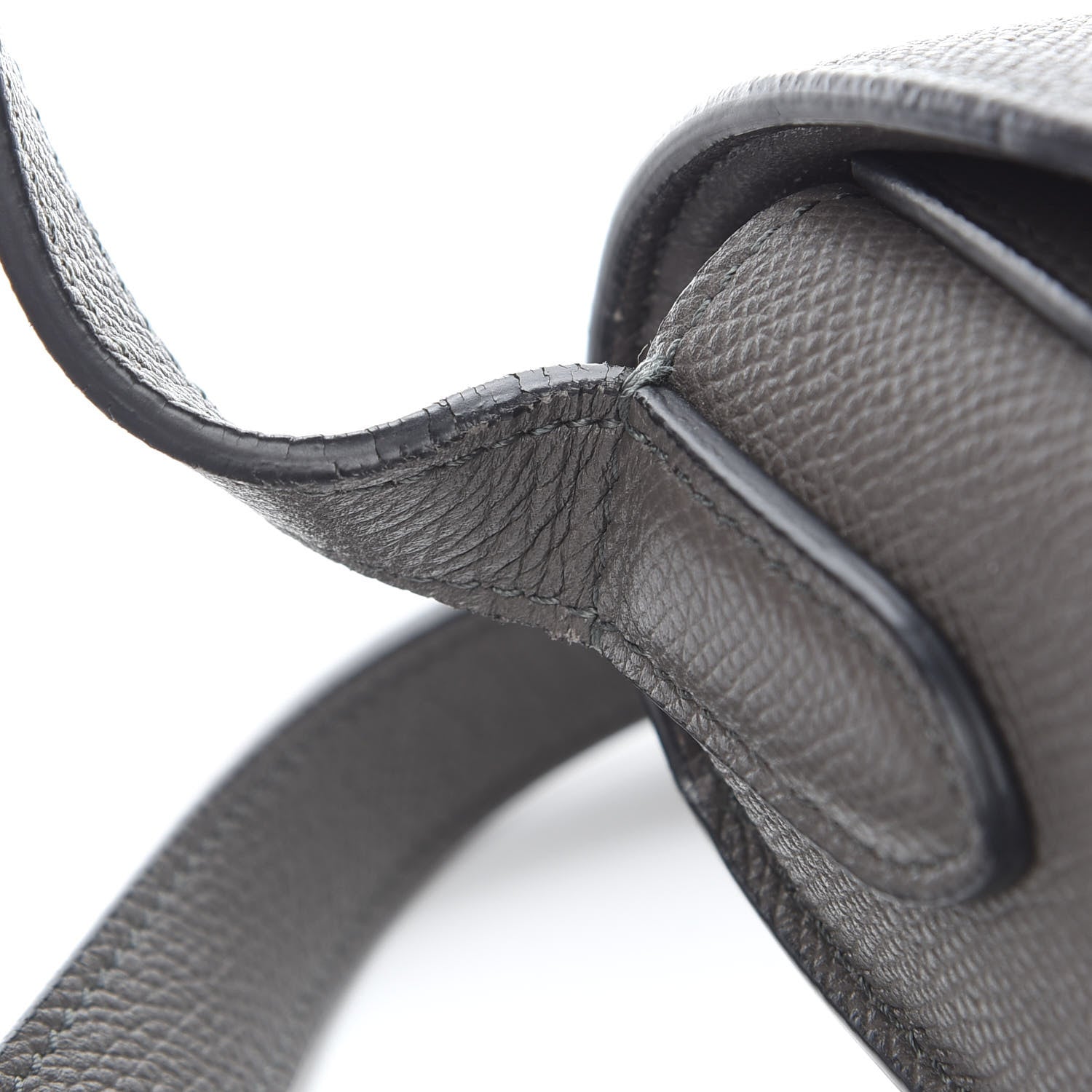 Celine Baby Grained Calfskin Small Trotteur Grey 11 of 11