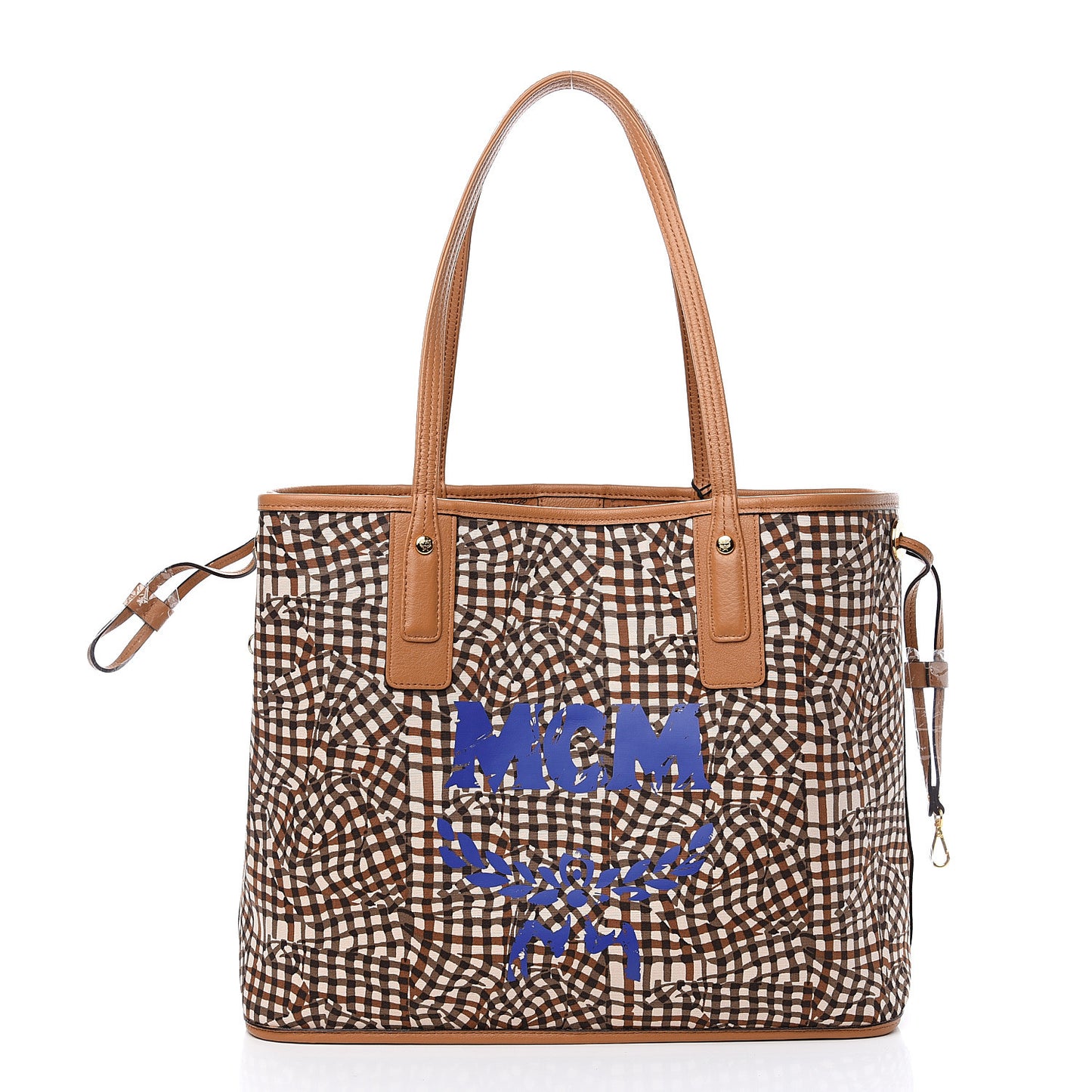 Visetos Medium Liz Reversible Shopper Tote Cognac