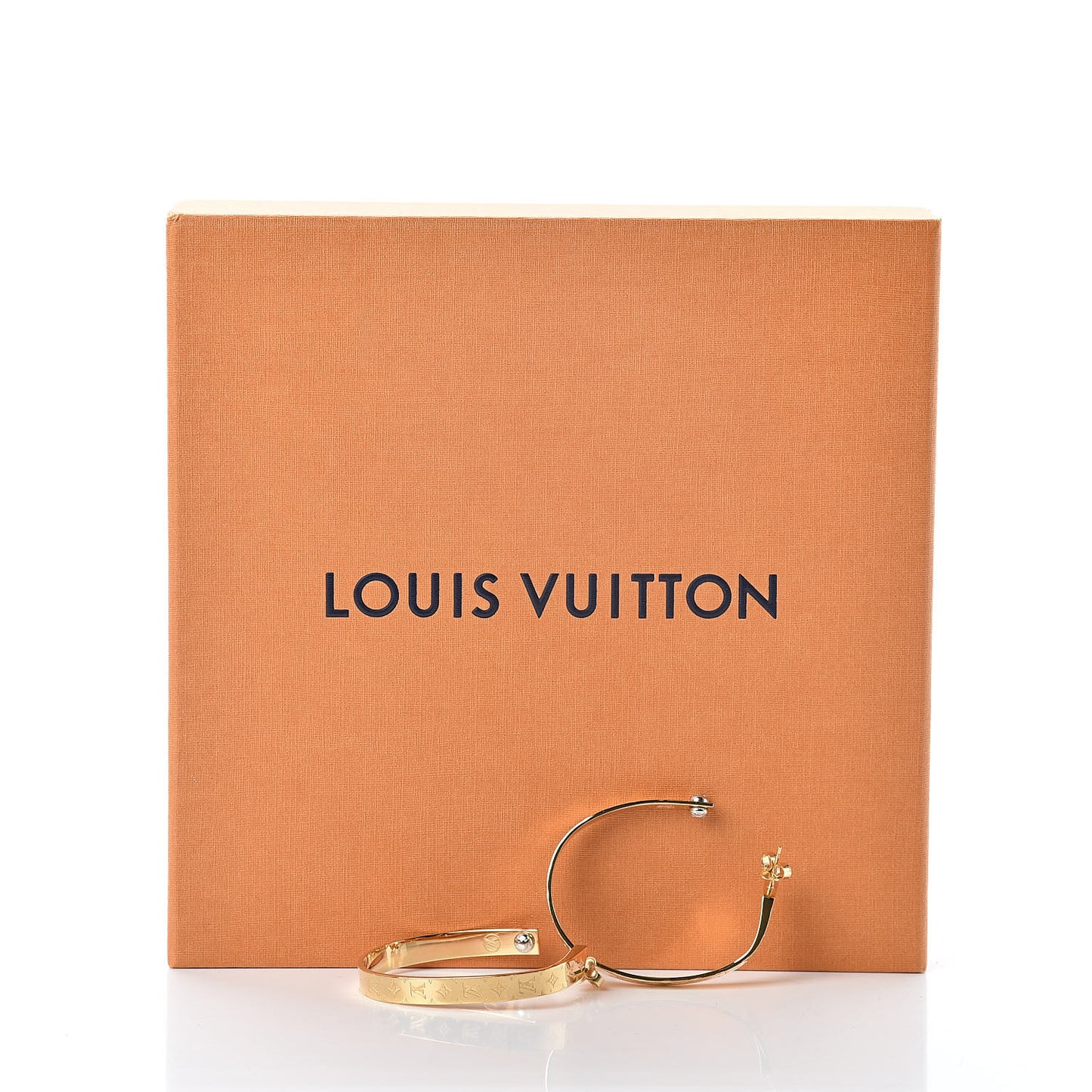 Nanogram Hoop Earrings Gold